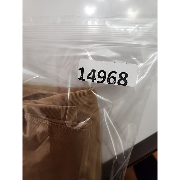 GAP Downtown Khaki Pants Womens 12 Tall Light Brown Stretch - Picture 8 of 8